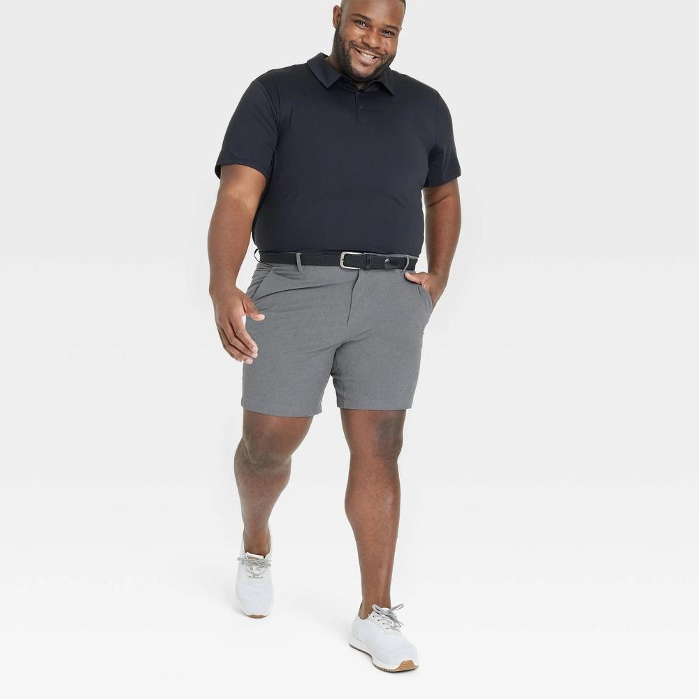 Men's Big Golf Shorts 8" - All In Motion™ Heathered Gray 48 Product Image