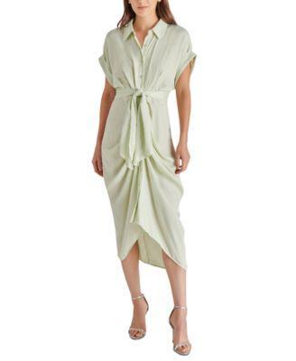 Women's Tori Tie-Front Midi Shirtdress Product Image