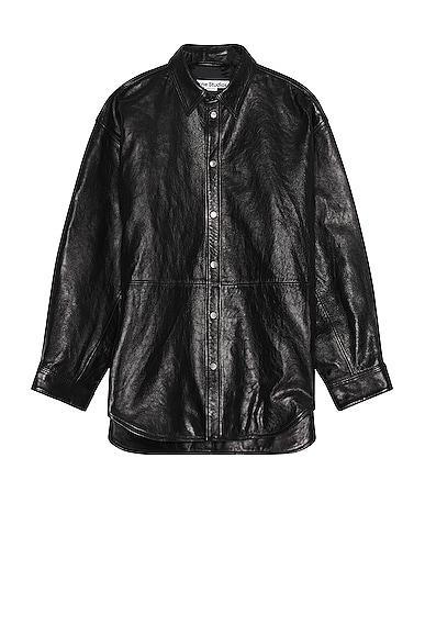 Acne Studios Leather Shirt Product Image