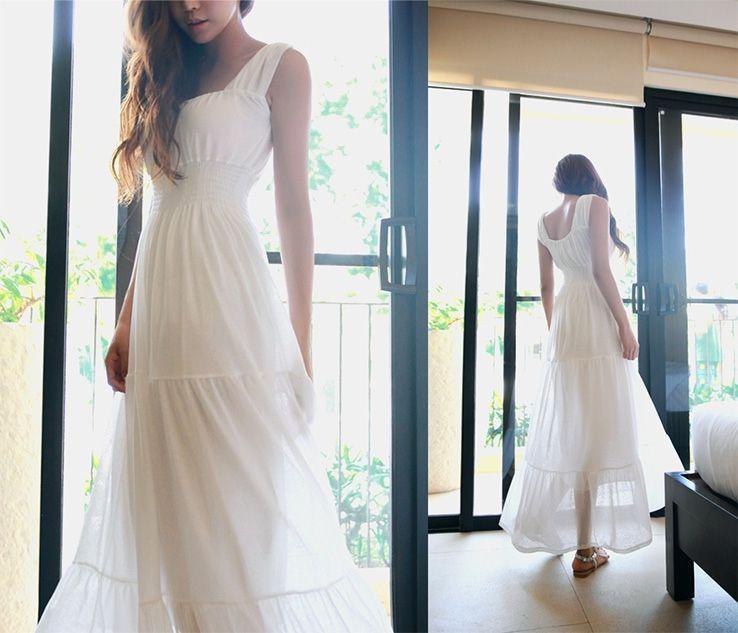 Sleeveless Maxi A-Line Sundress Product Image