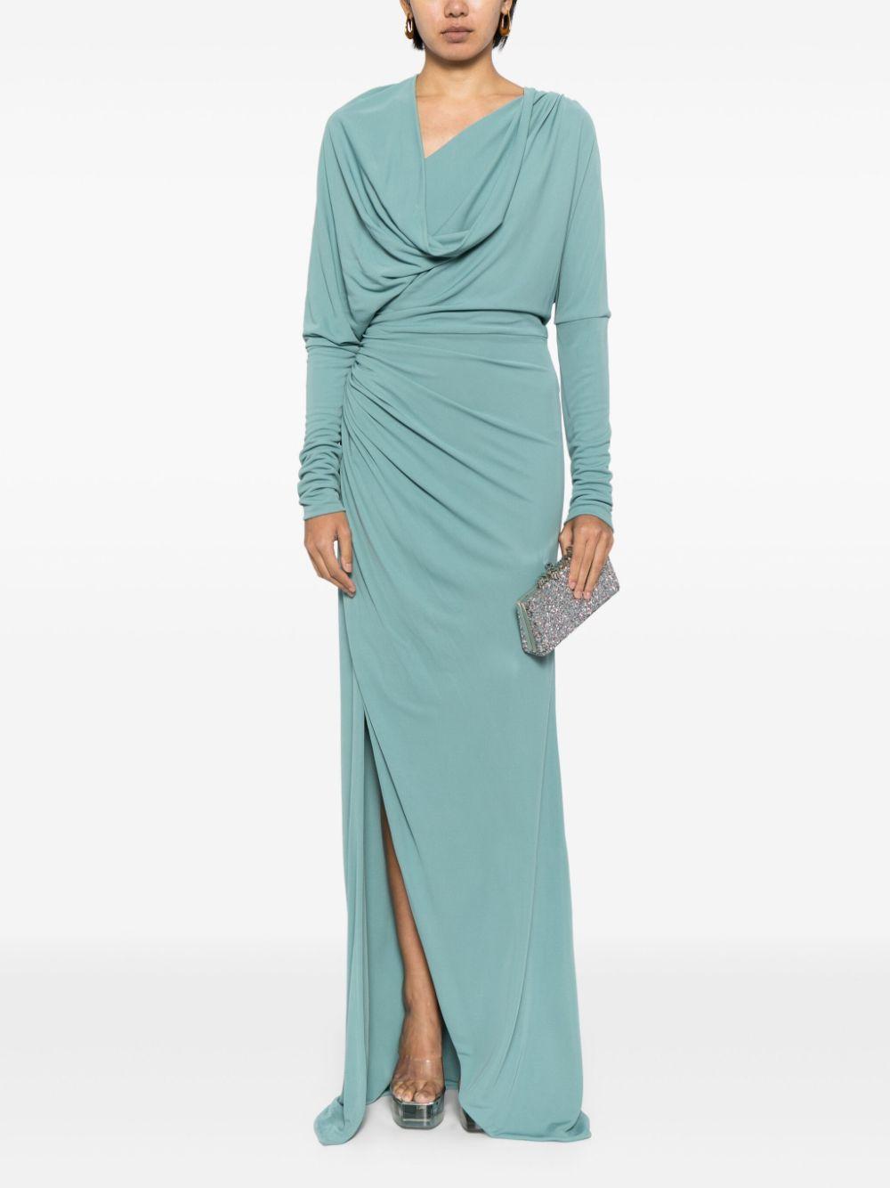 asymmetric jersey dress Product Image