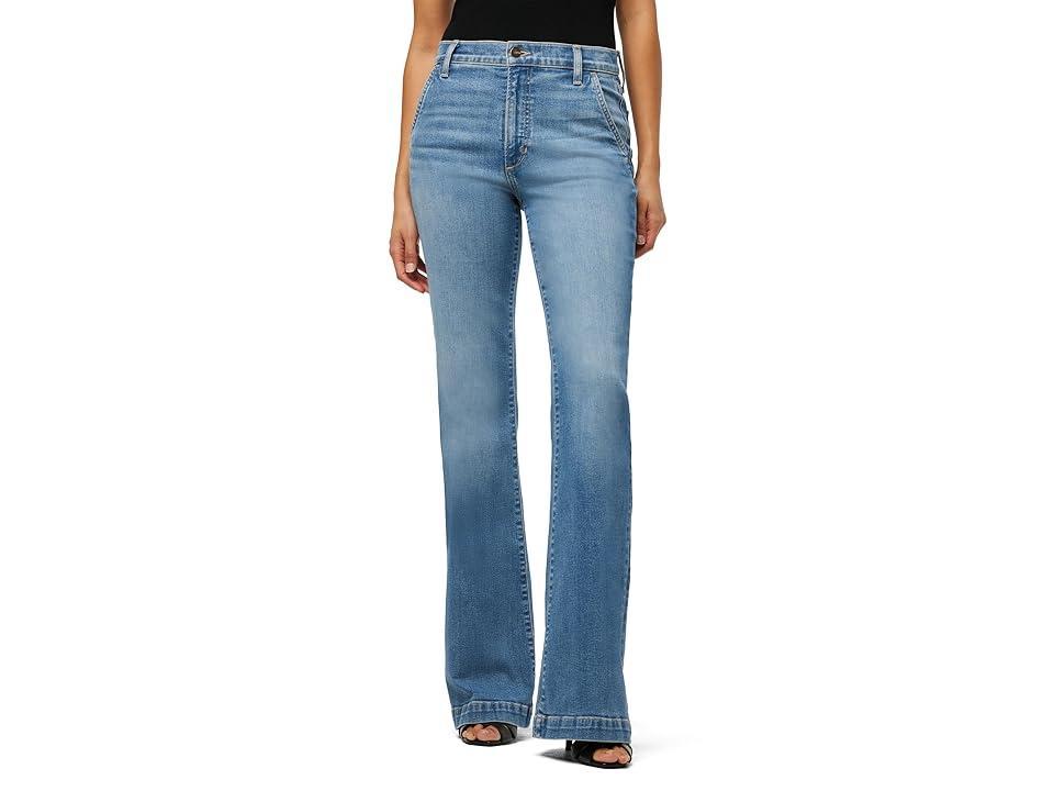 Womens Molly Mid-Rise Flared Jeans Product Image