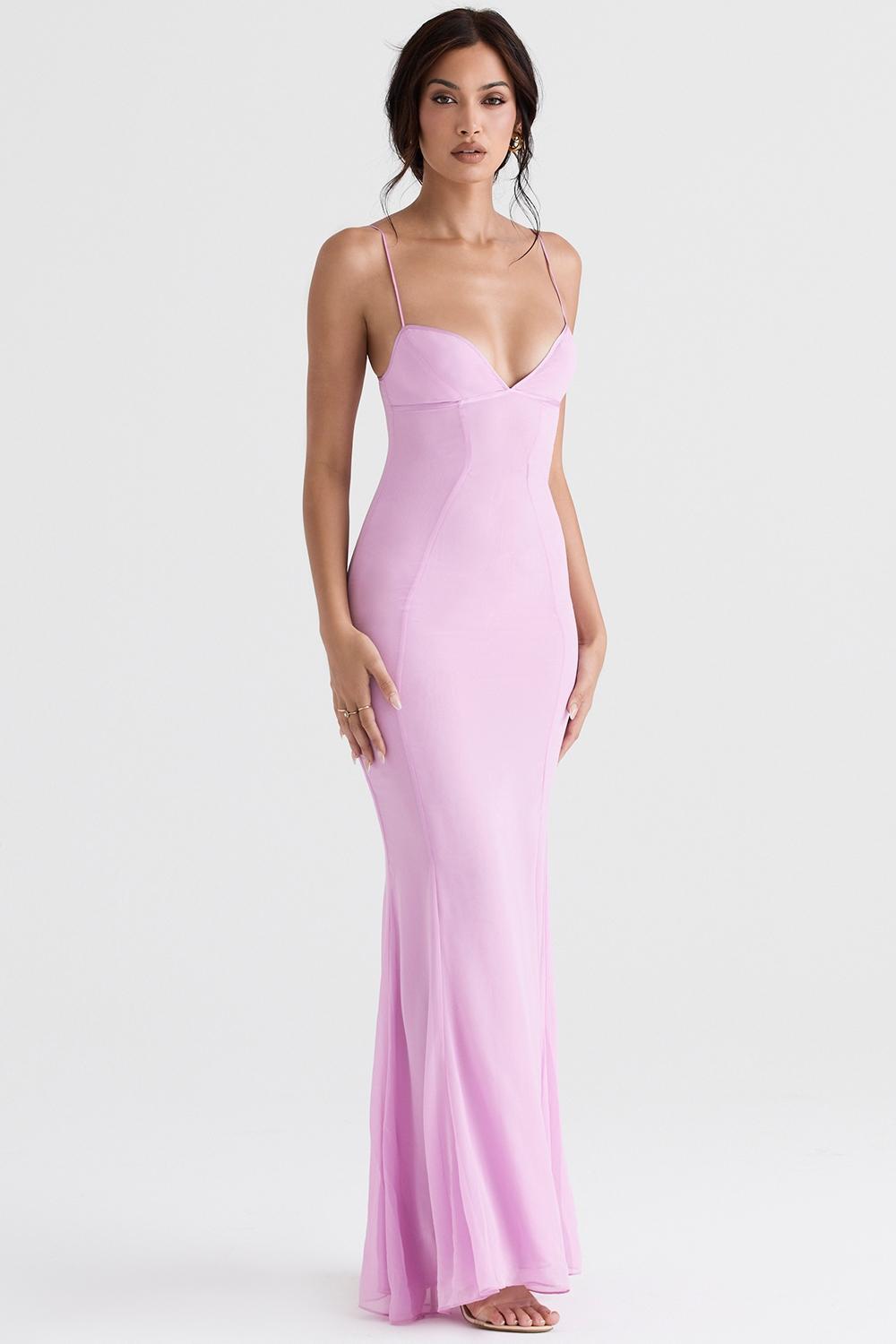 Loren Pink Maxi Dress Product Image