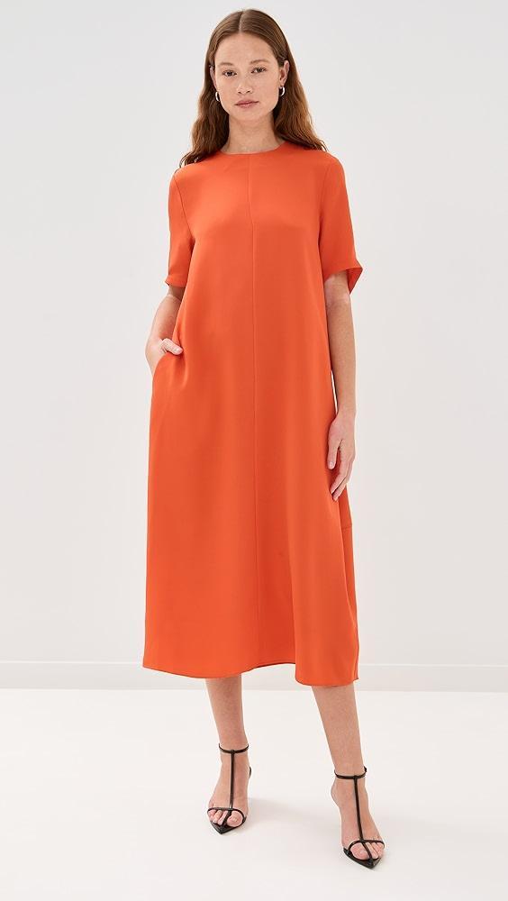 Tibi 4 Ply Silk Tshirt Dress | Shopbop Product Image