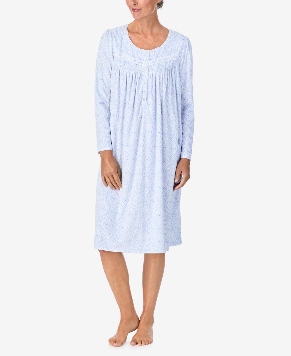 Aria Womens Long Sleeve Nightgown Product Image