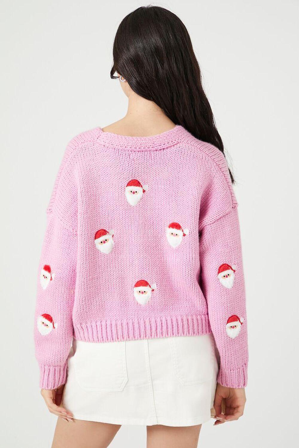 Santa Patch Cardigan Sweater | Forever 21 Product Image