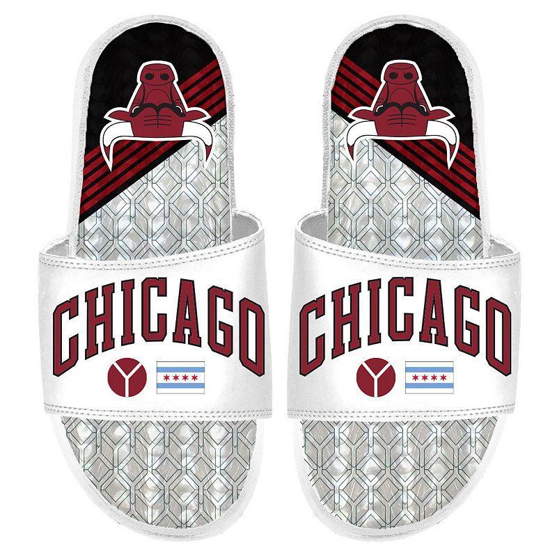 ISlide Chicago Bulls 2022/23 City Edition Gel Slide Sandals, Mens Product Image