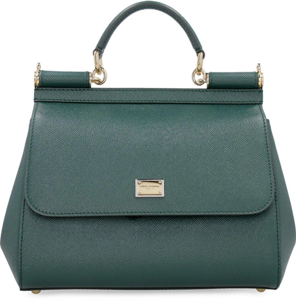 Sicily Medium Tote Bag In Green Product Image