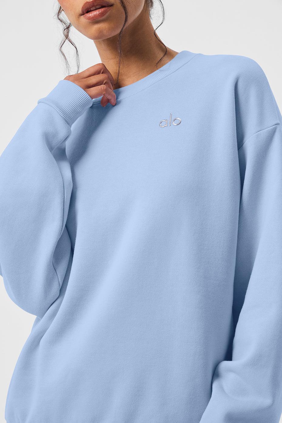 Accolade Crew Neck Pullover - Seashell Blue Female Product Image