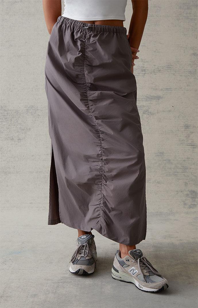 Women's Cinched Front Midi Skirt Product Image