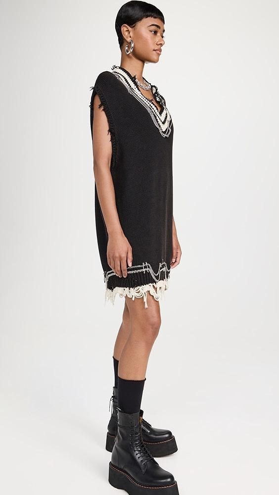 R13 Oversized Vest Dress with Chains | Shopbop Product Image