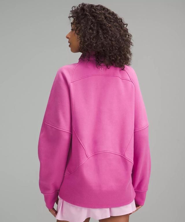 Scuba Oversized Funnel-Neck Half Zip *Long Product Image