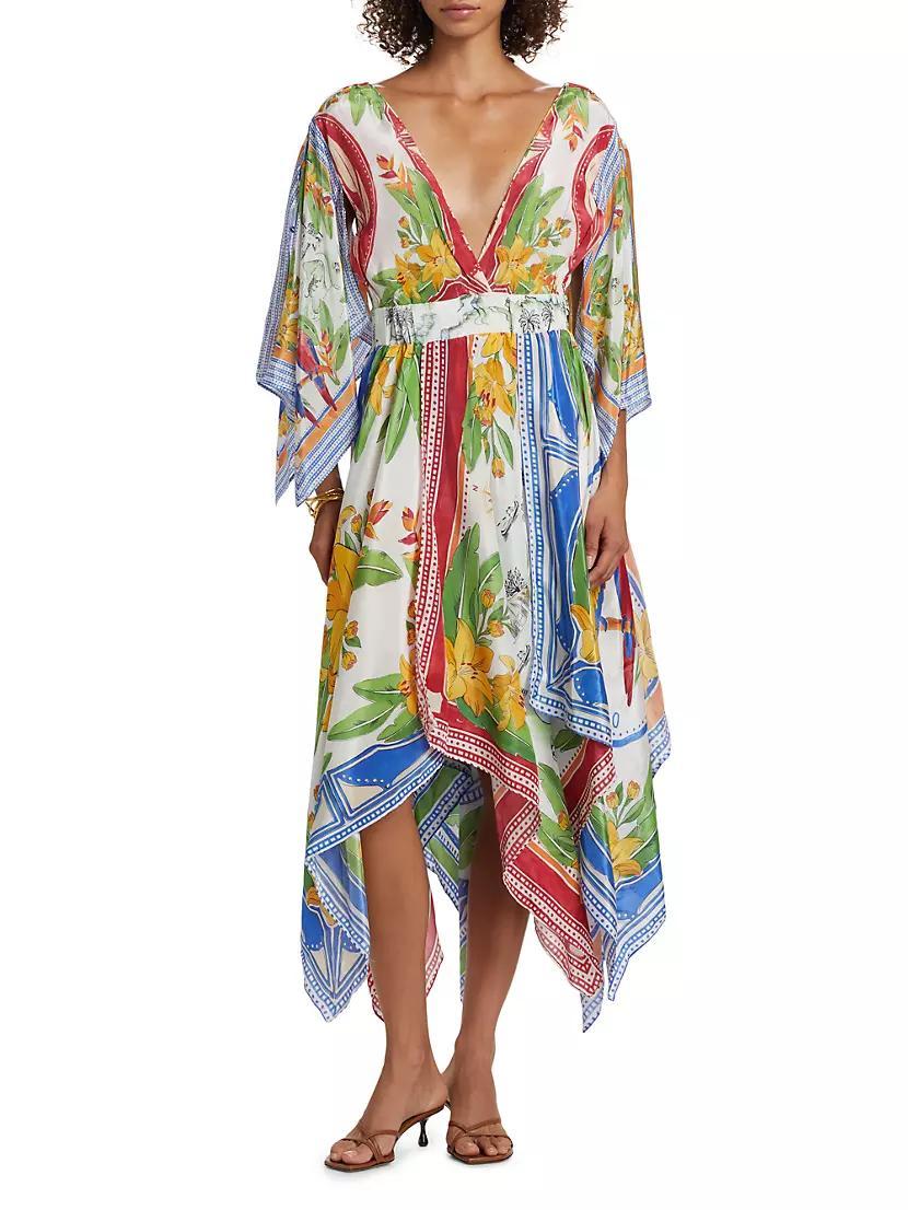 Tropical Destination Scarf Maxi Dress Product Image