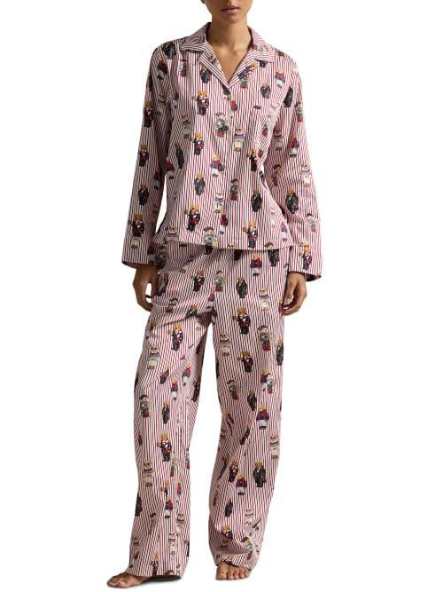 Bear Woven Pajama Set Product Image