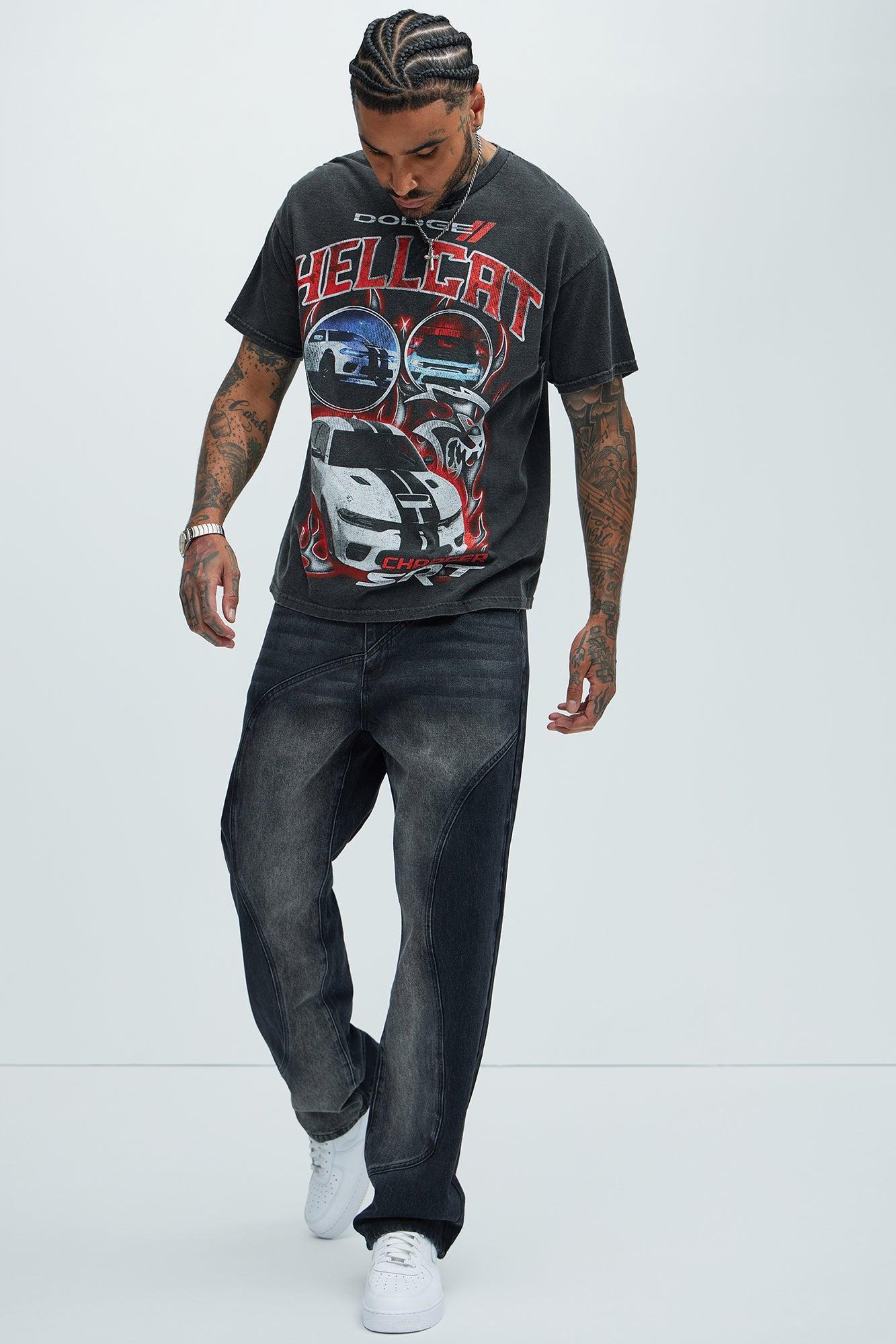 Lava Flow Straight Jeans - Black Product Image