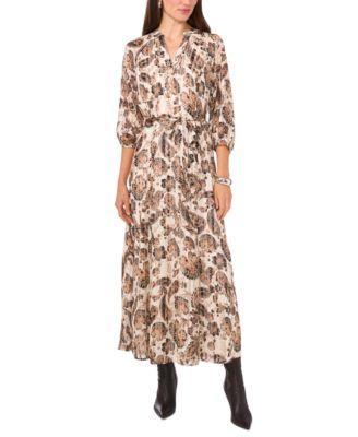 Women's Paisley-Print Maxi Dress Product Image