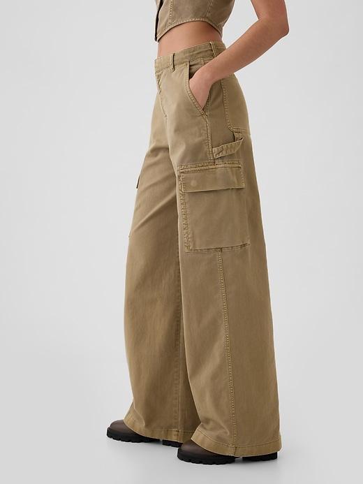 Low Rise Cargo Baggy Khakis Product Image