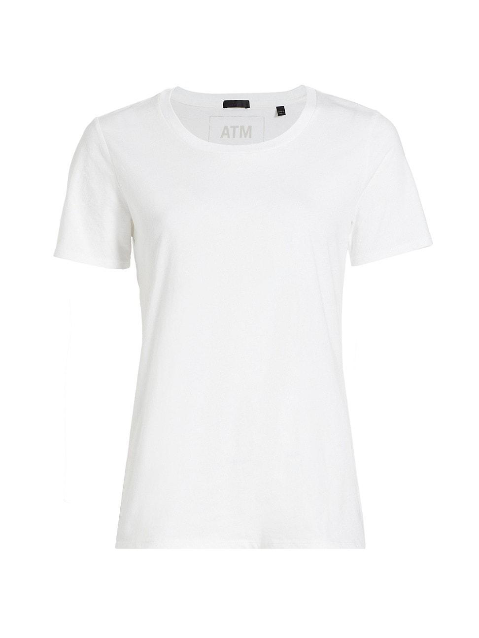 Womens Jersey Cotton Crewneck T-Shirt product image