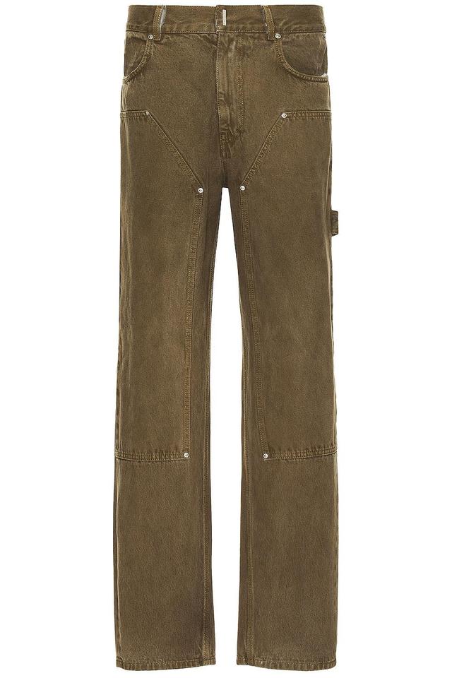 Givenchy Denim Carpenter Jean in Olive Product Image