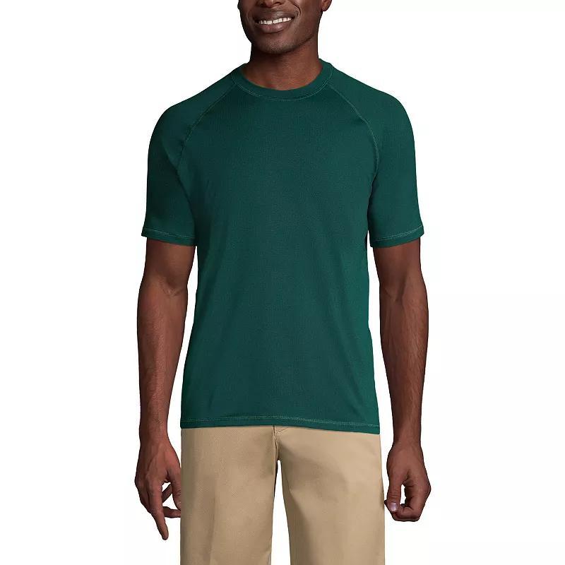 Mens Lands End School Uniform Short Sleeve Active Tee Product Image