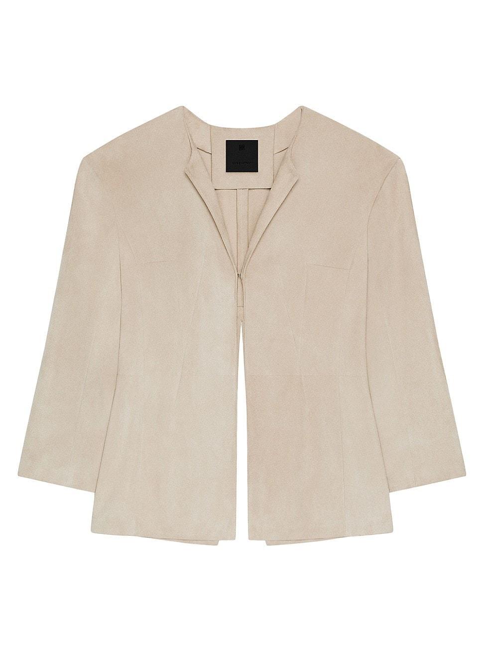 Womens Jacket in Suede with 4G Detail product image