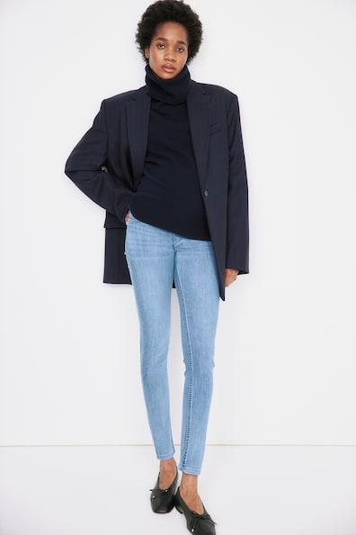 H & M - MAMA Super Skinny Jeans - Blue Product Image