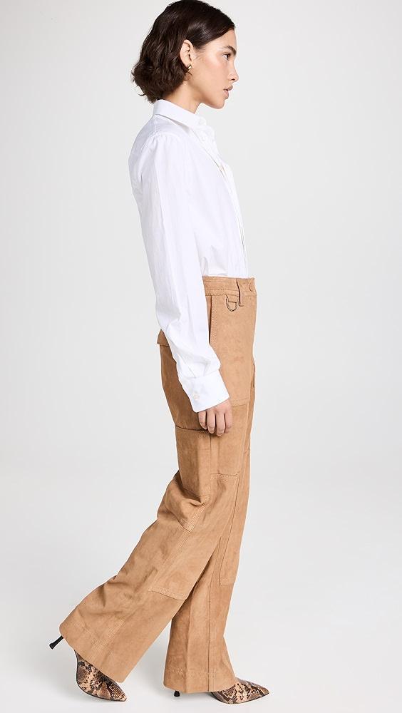 Saks Potts Rose Leather Pants | Shopbop Product Image