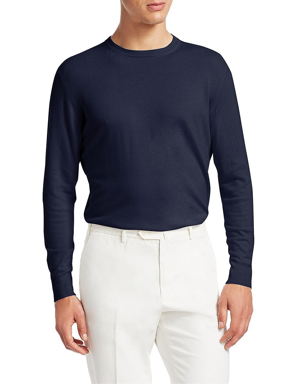 Mens Girocollo Cashmere Sweater Product Image