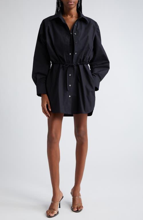 Alexander Wang Double Layered Shirt Dress Black. (also in S, XS). Product Image