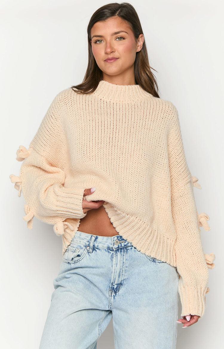 Short and Sweet Cream Knit Jumper Product Image