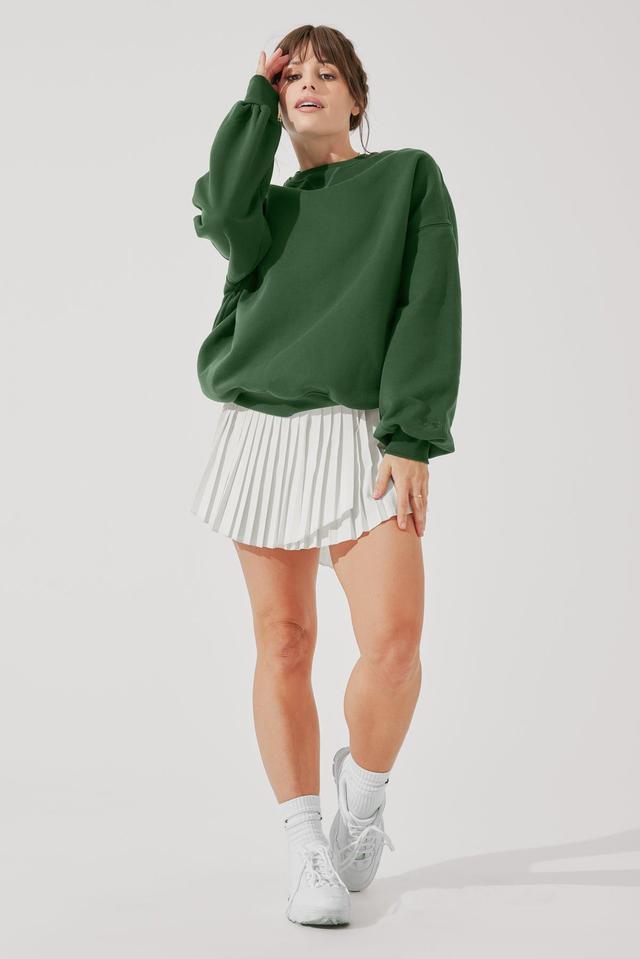 POPFLEX Active Club Cloud Crewneck Sweater - Cream Product Image