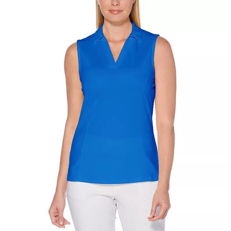 Womens Grand Slam Sleeveless Golf Polo Pink Ovrfl Product Image