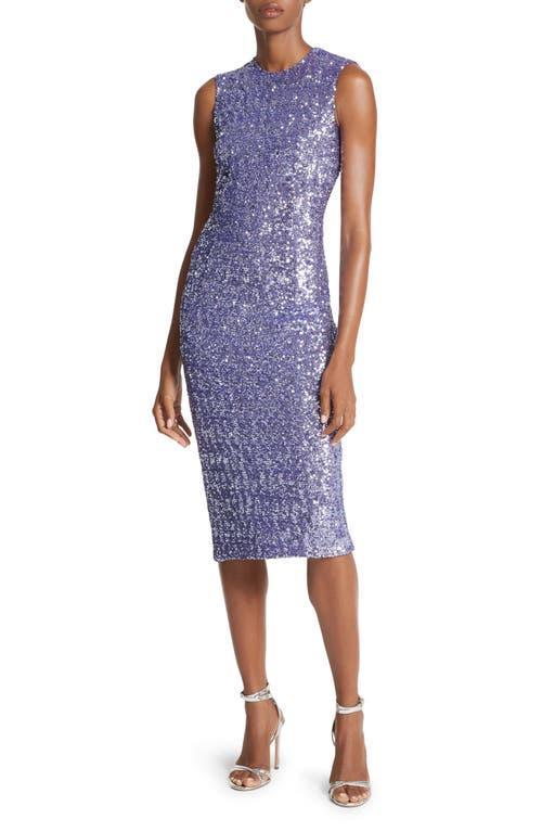 Michael Kors Collection Sequin Sleeveless Sheath Dress Product Image