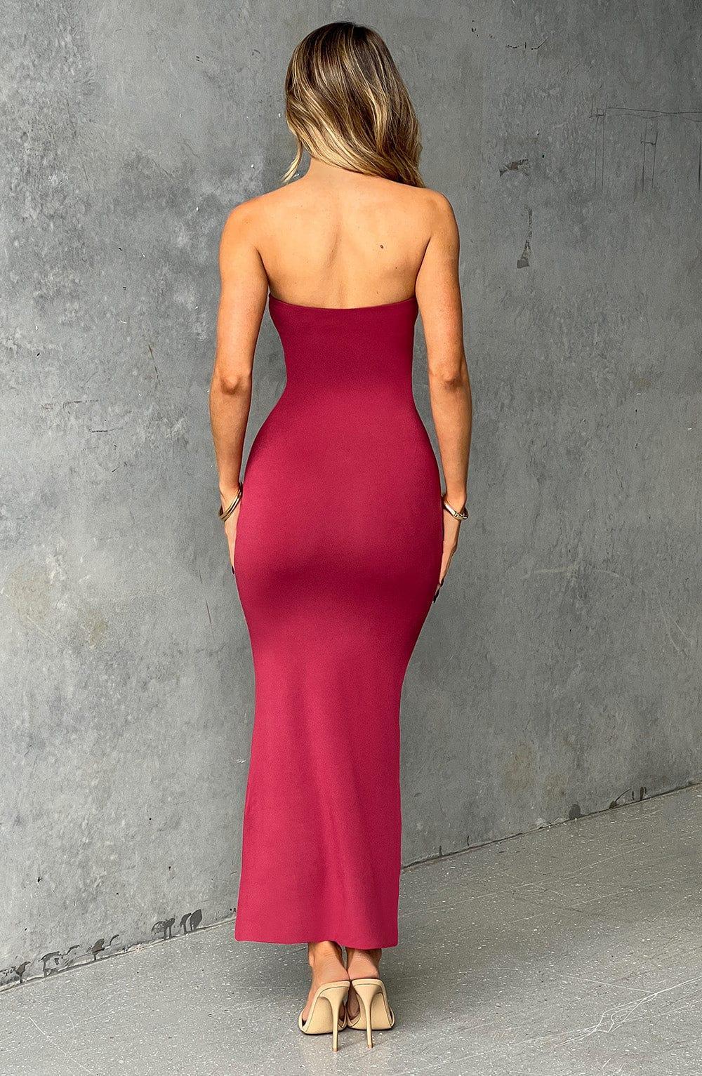 Emery Midi Dress - Cherry Product Image