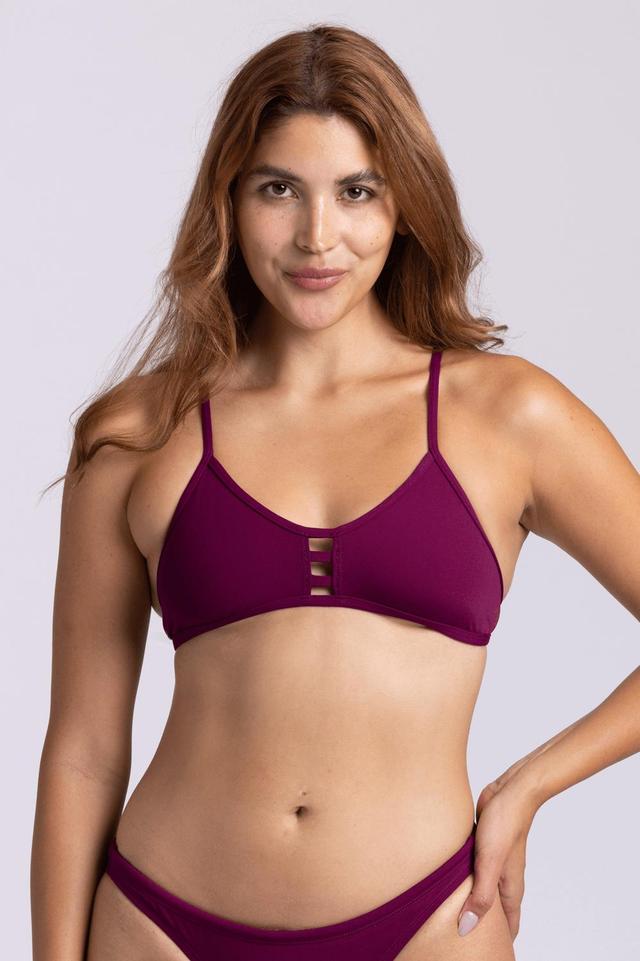 Tomcat Bikini Top - Cabernet Female Product Image