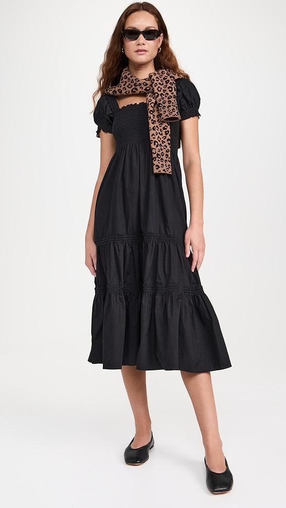 o.p.t Square Neck Smocked Maxi Dress | Shopbop Product Image