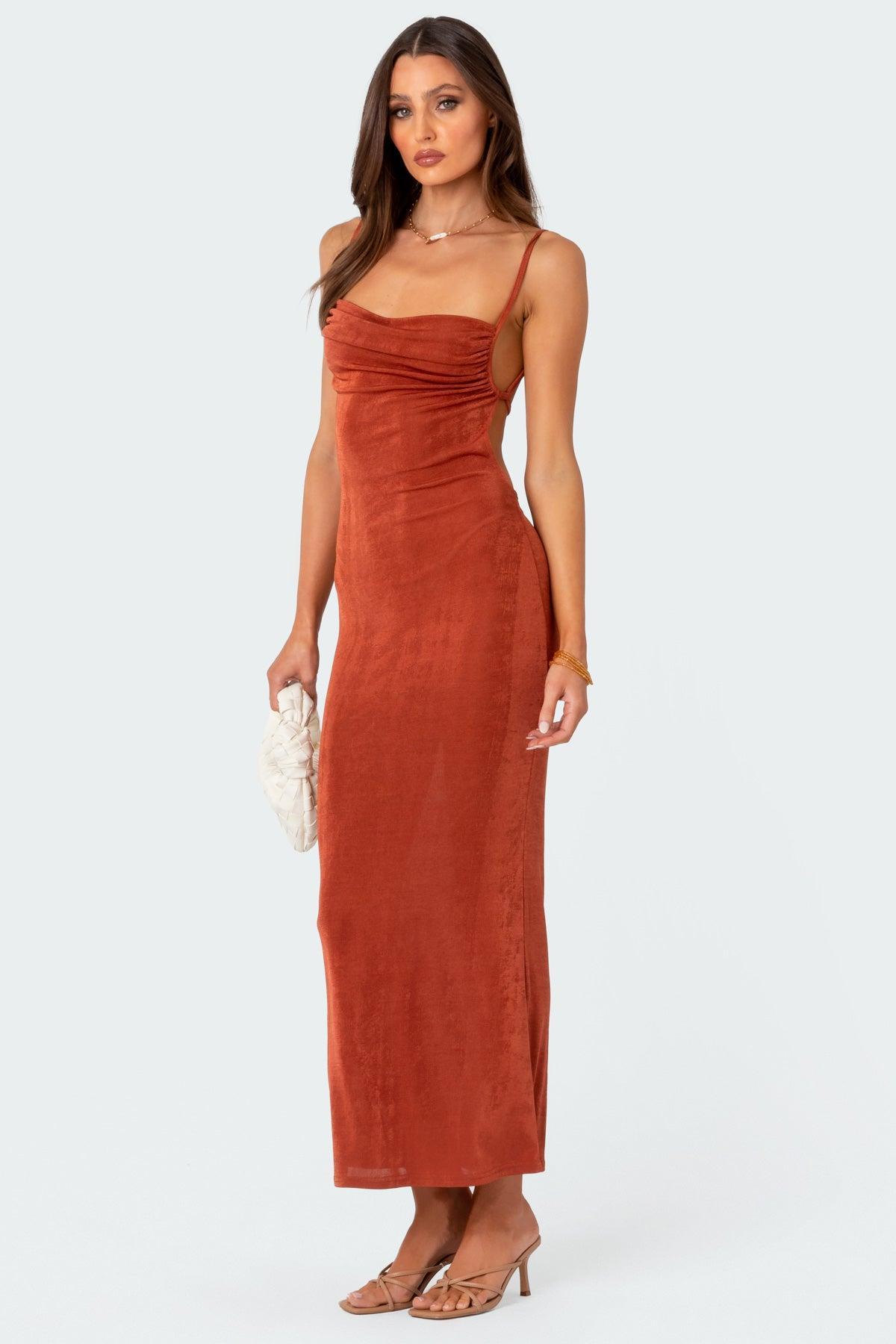 Clea Open Back Maxi Dress Product Image