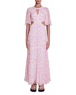 Womens Floral Print Maxi Dress Product Image