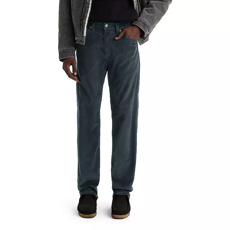 Mens Levis 505 Regular Fit Stretch Jeans Dark Grey Product Image