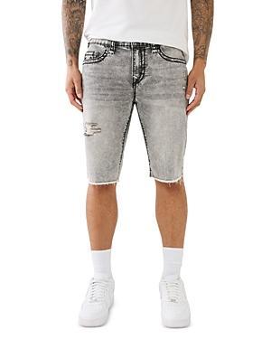 True Religion Ricky Super T Denim Shorts in Elk St Grey Wash Product Image