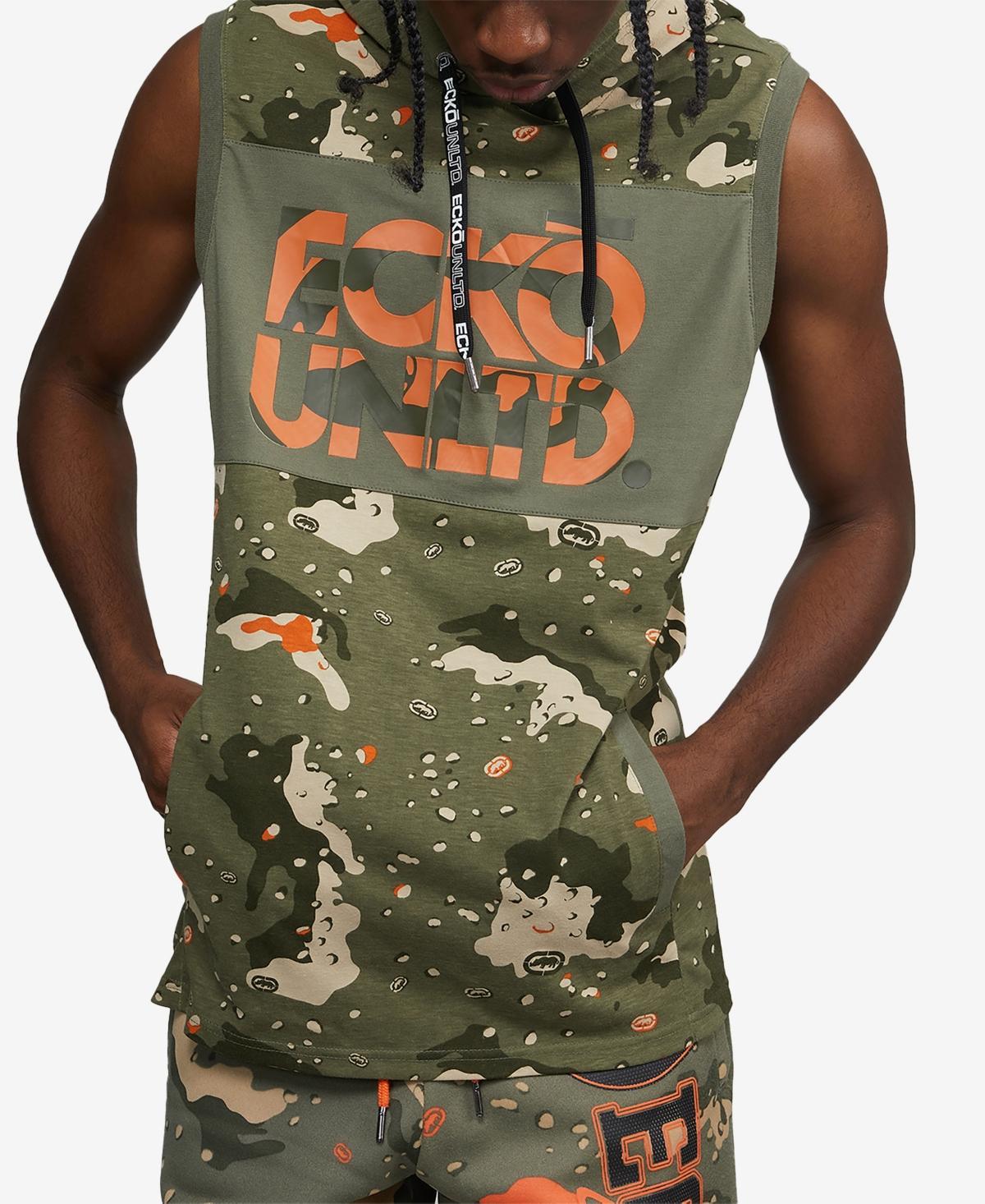 Ecko Unltd Mens Sleeveless Camel Cam Hoodie Product Image