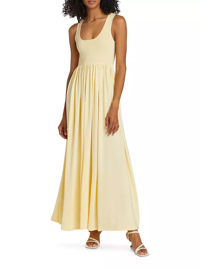 Harmony Metallic Tank Maxi Dress Product Image