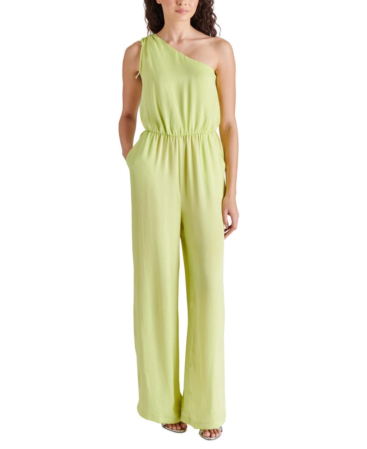 Steve Madden Womens Adele One-Shoulder Jumpsuit Product Image