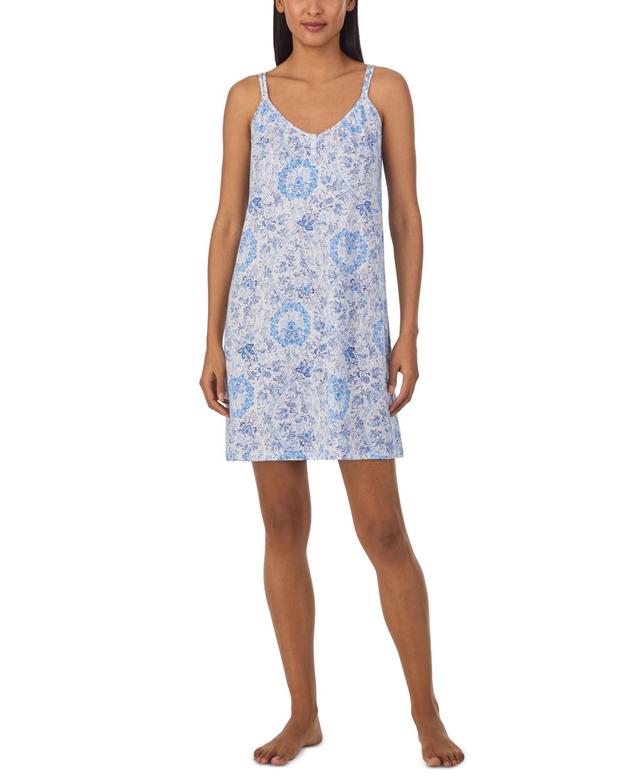 Lauren Ralph Lauren Womens Floral Double-Strap Nightgown Product Image