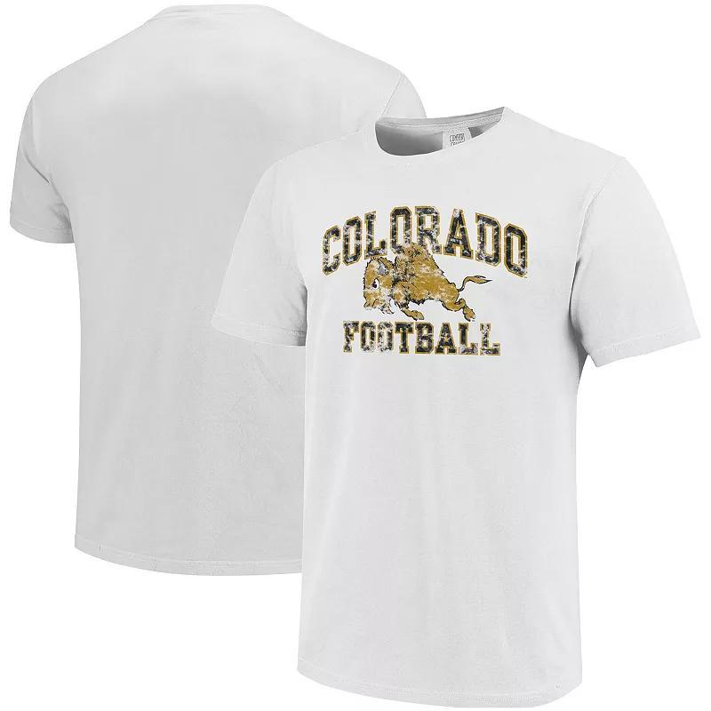 Mens Colorado Buffaloes Football Arch Over Mascot Comfort Colors T-Shirt Product Image