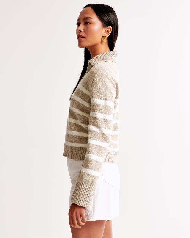 Textural Notch-Neck Sweater Product Image