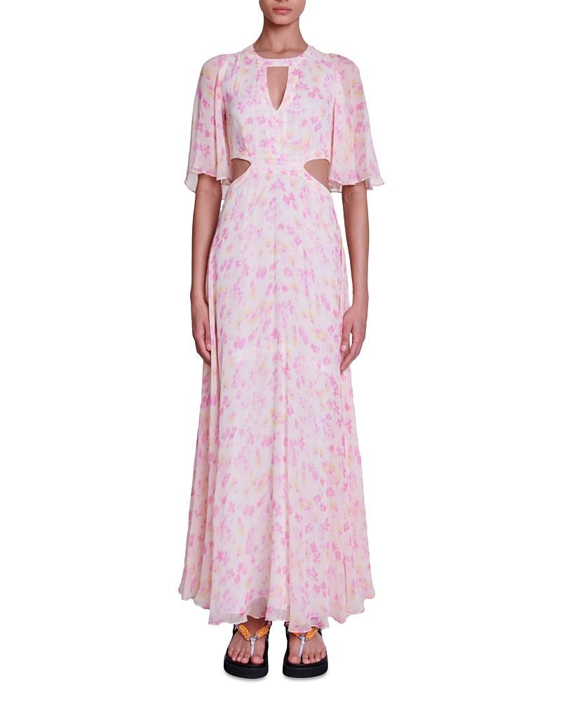 Womens Floral Print Maxi Dress Product Image