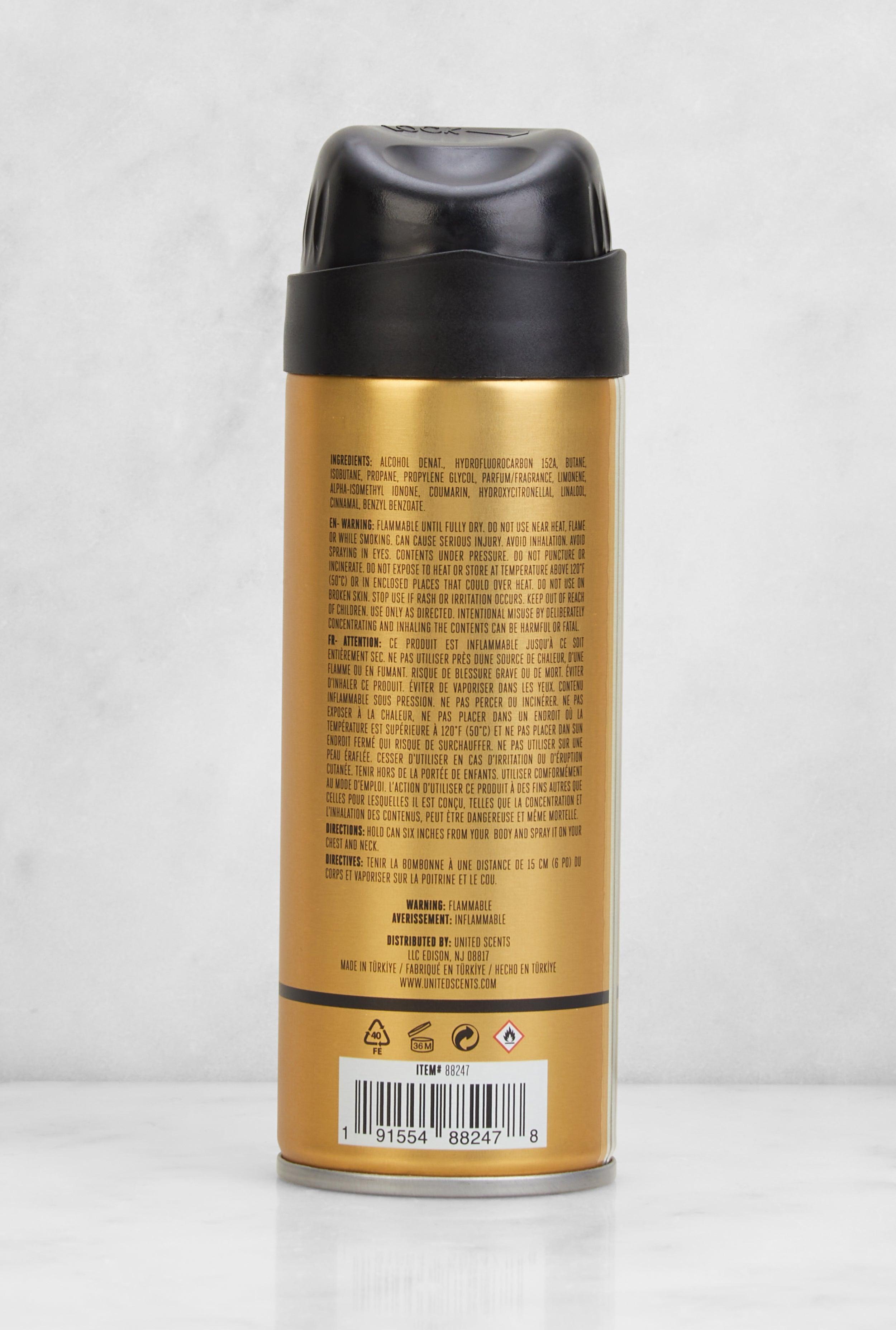 Mens 24K Gold Body Spray Male Product Image