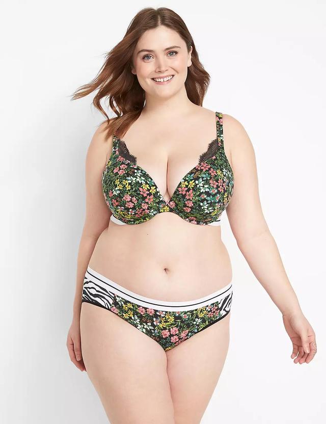 Cotton Boost Plunge Bra Product Image