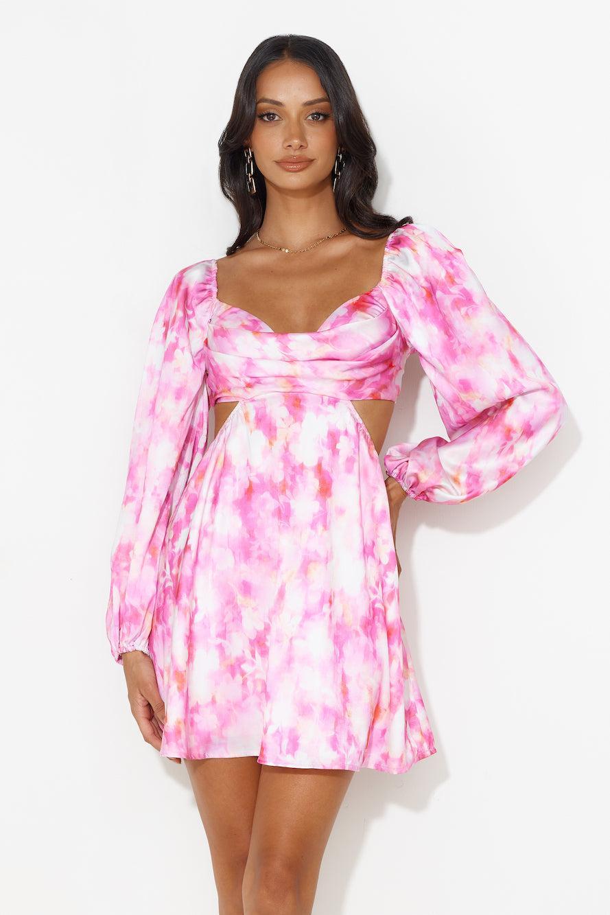 Highlight Love Mini Dress Pink Product Image